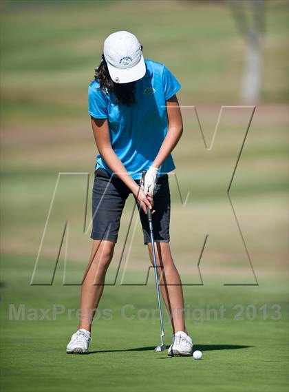 Thumbnail 2 in CIF SDS Girls Golf Championships (Day 1) photogallery.