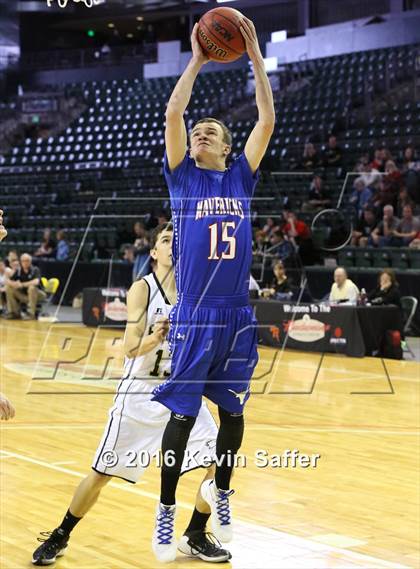 Thumbnail 3 in Norwood vs. Rocky Mountain Lutheran  (CHSAA 1A Consolation Semifinal) photogallery.