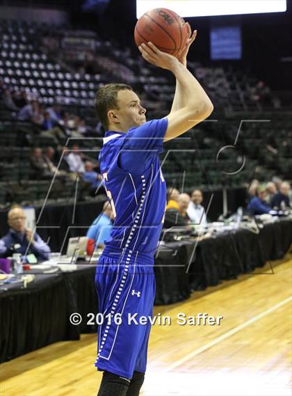 Thumbnail 3 in Norwood vs. Rocky Mountain Lutheran  (CHSAA 1A Consolation Semifinal) photogallery.