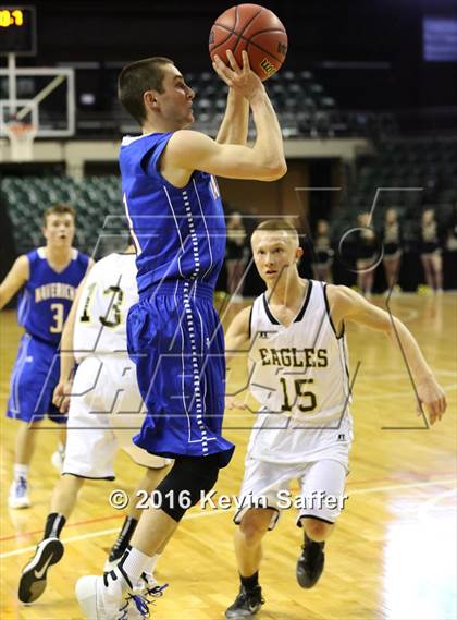 Thumbnail 2 in Norwood vs. Rocky Mountain Lutheran  (CHSAA 1A Consolation Semifinal) photogallery.