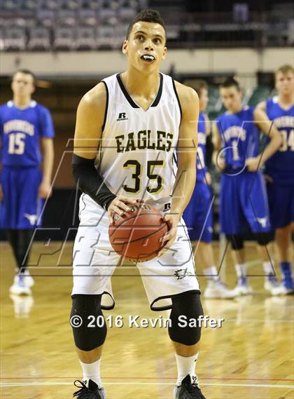 Thumbnail 2 in Norwood vs. Rocky Mountain Lutheran  (CHSAA 1A Consolation Semifinal) photogallery.