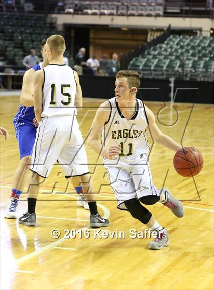 Thumbnail 3 in Norwood vs. Rocky Mountain Lutheran  (CHSAA 1A Consolation Semifinal) photogallery.