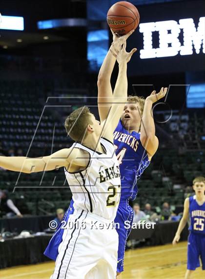Thumbnail 1 in Norwood vs. Rocky Mountain Lutheran  (CHSAA 1A Consolation Semifinal) photogallery.