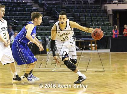Thumbnail 3 in Norwood vs. Rocky Mountain Lutheran  (CHSAA 1A Consolation Semifinal) photogallery.