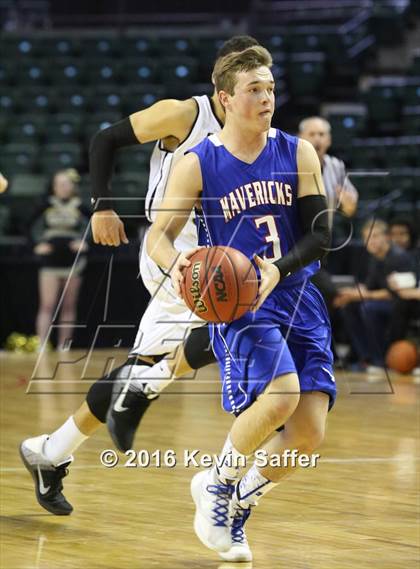 Thumbnail 2 in Norwood vs. Rocky Mountain Lutheran  (CHSAA 1A Consolation Semifinal) photogallery.