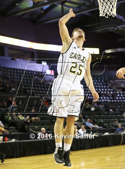 Thumbnail 1 in Norwood vs. Rocky Mountain Lutheran  (CHSAA 1A Consolation Semifinal) photogallery.