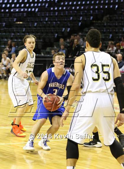 Thumbnail 2 in Norwood vs. Rocky Mountain Lutheran  (CHSAA 1A Consolation Semifinal) photogallery.