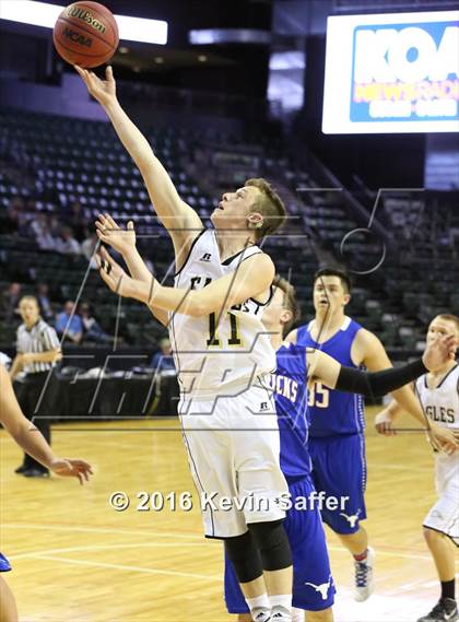 Thumbnail 2 in Norwood vs. Rocky Mountain Lutheran  (CHSAA 1A Consolation Semifinal) photogallery.