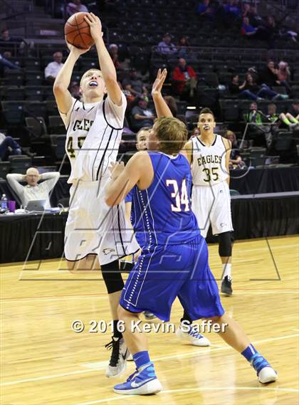 Thumbnail 2 in Norwood vs. Rocky Mountain Lutheran  (CHSAA 1A Consolation Semifinal) photogallery.