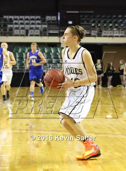 Thumbnail 3 in Norwood vs. Rocky Mountain Lutheran  (CHSAA 1A Consolation Semifinal) photogallery.