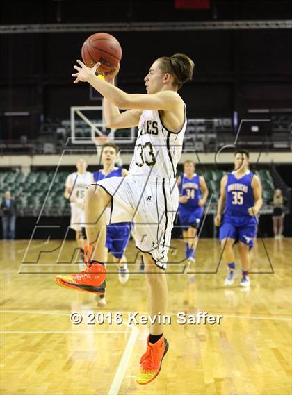 Thumbnail 1 in Norwood vs. Rocky Mountain Lutheran  (CHSAA 1A Consolation Semifinal) photogallery.