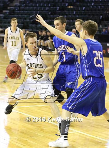 Thumbnail 3 in Norwood vs. Rocky Mountain Lutheran  (CHSAA 1A Consolation Semifinal) photogallery.