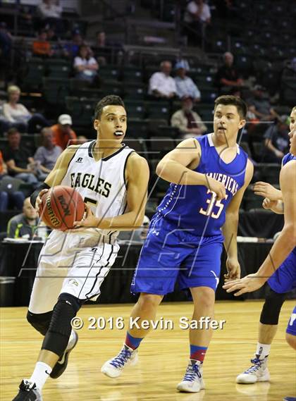 Thumbnail 3 in Norwood vs. Rocky Mountain Lutheran  (CHSAA 1A Consolation Semifinal) photogallery.