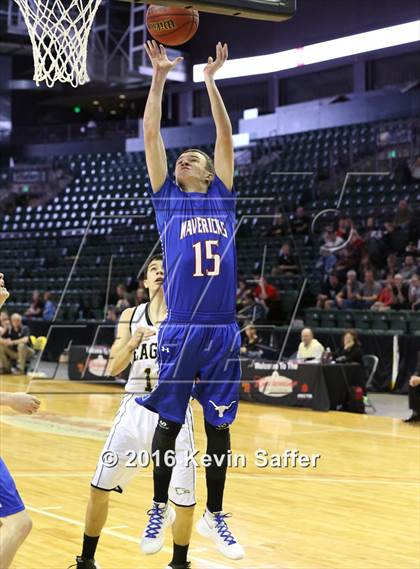 Thumbnail 1 in Norwood vs. Rocky Mountain Lutheran  (CHSAA 1A Consolation Semifinal) photogallery.