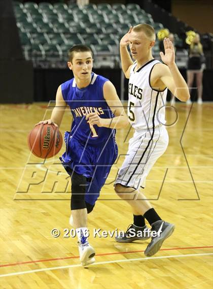 Thumbnail 2 in Norwood vs. Rocky Mountain Lutheran  (CHSAA 1A Consolation Semifinal) photogallery.