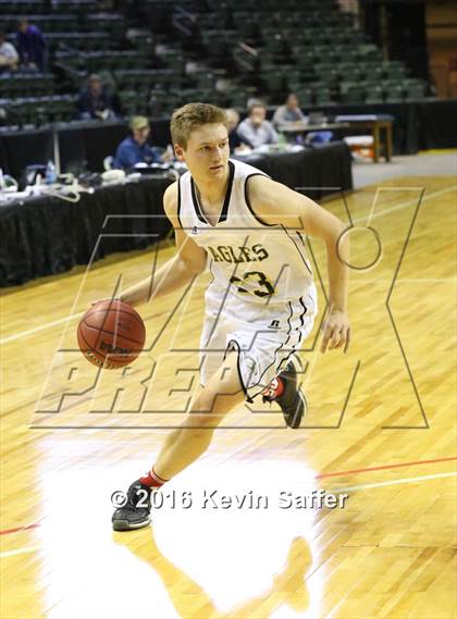 Thumbnail 3 in Norwood vs. Rocky Mountain Lutheran  (CHSAA 1A Consolation Semifinal) photogallery.