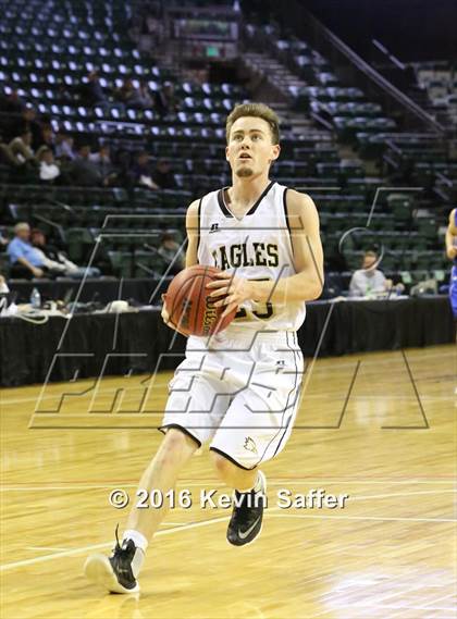 Thumbnail 3 in Norwood vs. Rocky Mountain Lutheran  (CHSAA 1A Consolation Semifinal) photogallery.