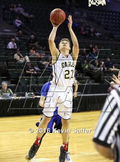 Thumbnail 2 in Norwood vs. Rocky Mountain Lutheran  (CHSAA 1A Consolation Semifinal) photogallery.