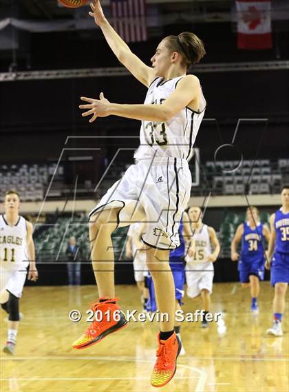 Thumbnail 2 in Norwood vs. Rocky Mountain Lutheran  (CHSAA 1A Consolation Semifinal) photogallery.