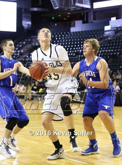 Thumbnail 3 in Norwood vs. Rocky Mountain Lutheran  (CHSAA 1A Consolation Semifinal) photogallery.