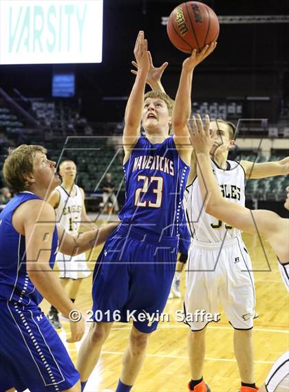 Thumbnail 3 in Norwood vs. Rocky Mountain Lutheran  (CHSAA 1A Consolation Semifinal) photogallery.