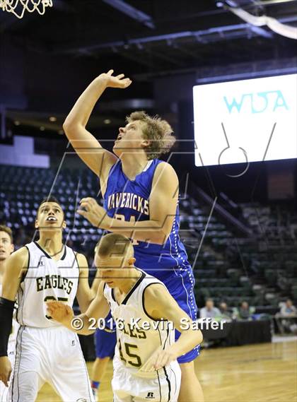Thumbnail 1 in Norwood vs. Rocky Mountain Lutheran  (CHSAA 1A Consolation Semifinal) photogallery.