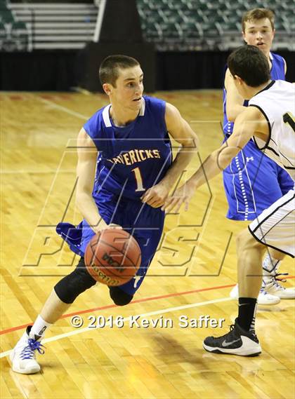 Thumbnail 3 in Norwood vs. Rocky Mountain Lutheran  (CHSAA 1A Consolation Semifinal) photogallery.