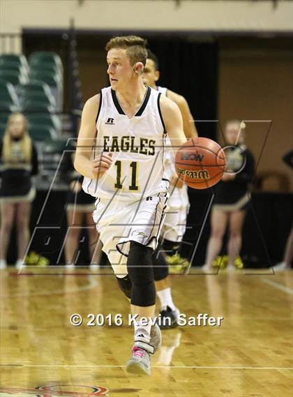 Thumbnail 1 in Norwood vs. Rocky Mountain Lutheran  (CHSAA 1A Consolation Semifinal) photogallery.