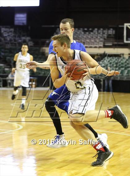 Thumbnail 3 in Norwood vs. Rocky Mountain Lutheran  (CHSAA 1A Consolation Semifinal) photogallery.