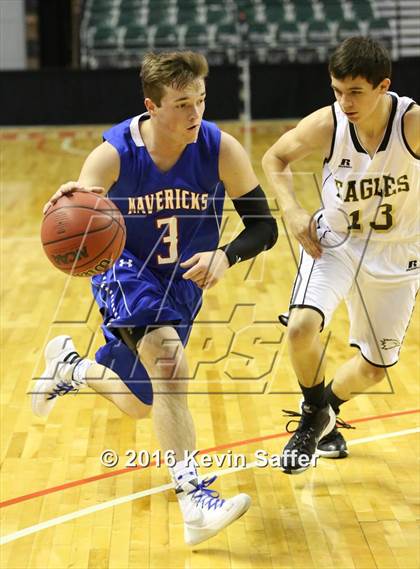 Thumbnail 1 in Norwood vs. Rocky Mountain Lutheran  (CHSAA 1A Consolation Semifinal) photogallery.