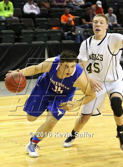 Thumbnail 3 in Norwood vs. Rocky Mountain Lutheran  (CHSAA 1A Consolation Semifinal) photogallery.