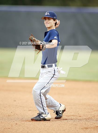 Thumbnail 2 in Jemison vs Montgomery Academy (Prattville Christian Academy Tournament) photogallery.