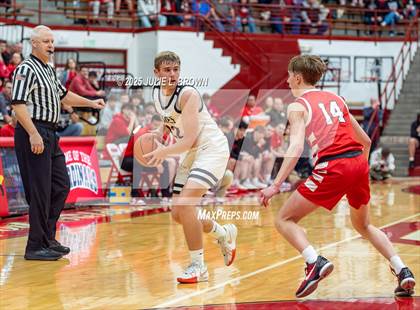 Thumbnail 3 in New Palestine vs. Brownstown Central (IHSAA 2A Southport Semi-state semi-final) photogallery.