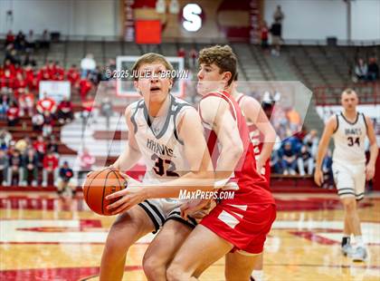 Thumbnail 3 in New Palestine vs. Brownstown Central (IHSAA 2A Southport Semi-state semi-final) photogallery.