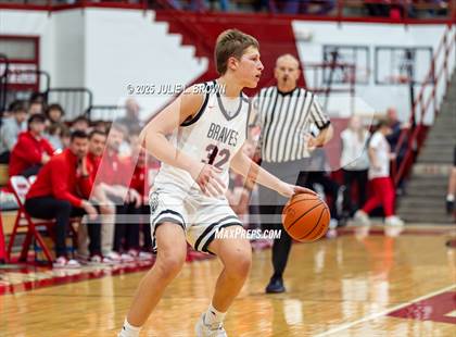 Thumbnail 1 in New Palestine vs. Brownstown Central (IHSAA 2A Southport Semi-state semi-final) photogallery.