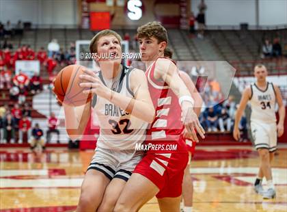 Thumbnail 1 in New Palestine vs. Brownstown Central (IHSAA 2A Southport Semi-state semi-final) photogallery.