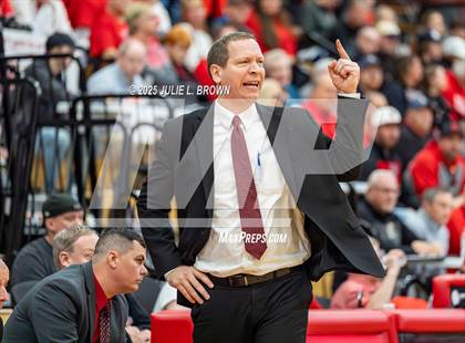 Thumbnail 1 in New Palestine vs. Brownstown Central (IHSAA 2A Southport Semi-state semi-final) photogallery.