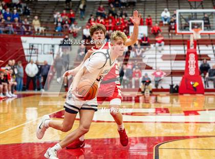 Thumbnail 3 in New Palestine vs. Brownstown Central (IHSAA 2A Southport Semi-state semi-final) photogallery.