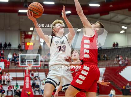 Thumbnail 1 in New Palestine vs. Brownstown Central (IHSAA 2A Southport Semi-state semi-final) photogallery.