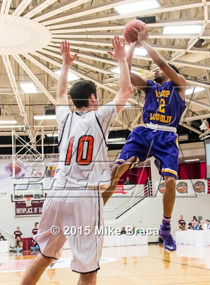 Thumbnail 2 in Newton North vs. Bishop Loughlin (Spalding HoopHall Classic) photogallery.