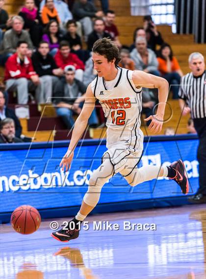 Thumbnail 1 in Newton North vs. Bishop Loughlin (Spalding HoopHall Classic) photogallery.