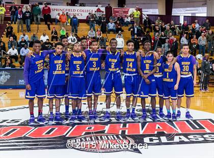 Thumbnail 2 in Newton North vs. Bishop Loughlin (Spalding HoopHall Classic) photogallery.