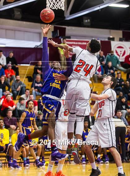 Thumbnail 2 in Newton North vs. Bishop Loughlin (Spalding HoopHall Classic) photogallery.