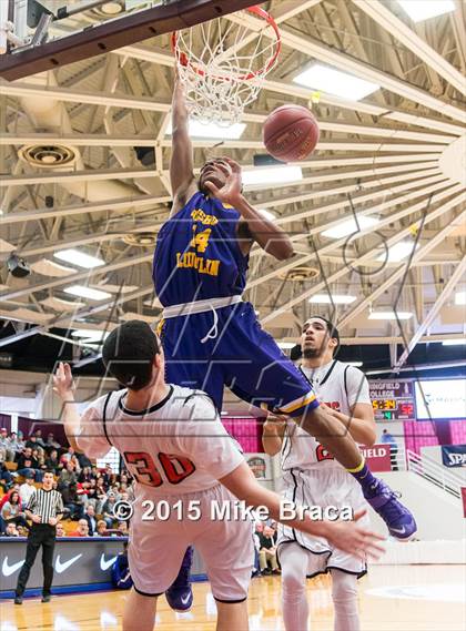 Thumbnail 3 in Newton North vs. Bishop Loughlin (Spalding HoopHall Classic) photogallery.