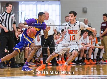 Thumbnail 3 in Newton North vs. Bishop Loughlin (Spalding HoopHall Classic) photogallery.