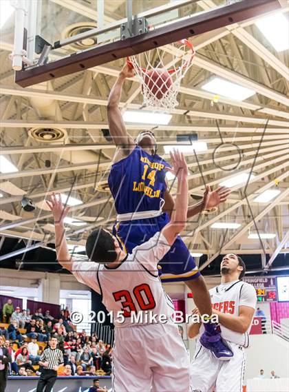 Thumbnail 2 in Newton North vs. Bishop Loughlin (Spalding HoopHall Classic) photogallery.