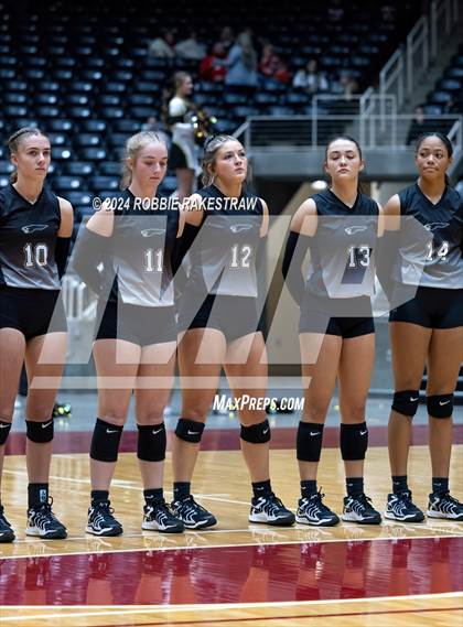 Thumbnail 1 in Goliad vs. Bushland (UIL 3A Volleyball Division 1 Final) photogallery.