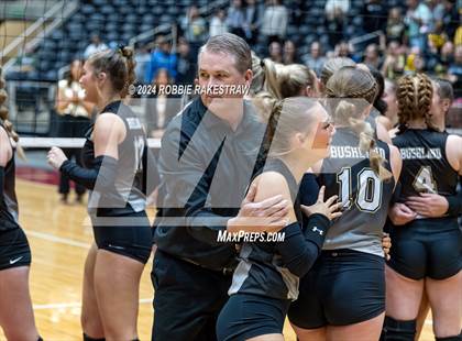 Thumbnail 3 in Goliad vs. Bushland (UIL 3A Volleyball Division 1 Final) photogallery.
