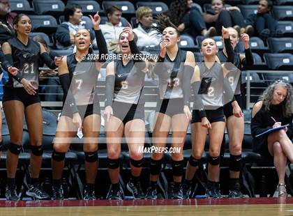 Thumbnail 1 in Goliad vs. Bushland (UIL 3A Volleyball Division 1 Final) photogallery.