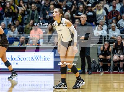 Thumbnail 3 in Goliad vs. Bushland (UIL 3A Volleyball Division 1 Final) photogallery.